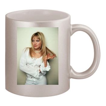 Hilary Duff 11oz Metallic Silver Mug