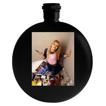 Hilary Duff Round Flask