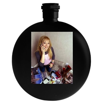 Hilary Duff Round Flask