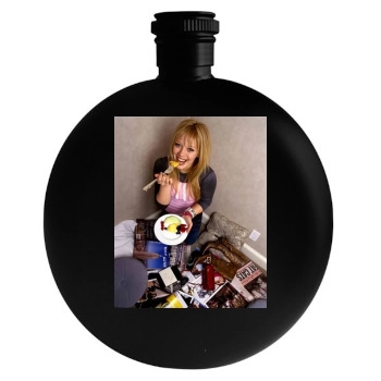 Hilary Duff Round Flask