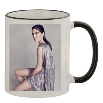 Hilary Rhoda 11oz Colored Rim & Handle Mug