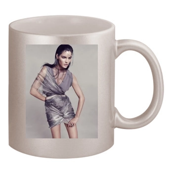 Hilary Rhoda 11oz Metallic Silver Mug