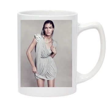 Hilary Rhoda 14oz White Statesman Mug