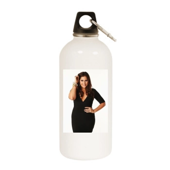 Hillary Scott White Water Bottle With Carabiner