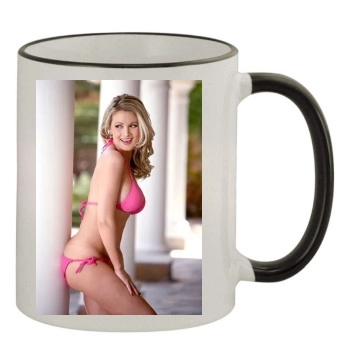 Holly Madison 11oz Colored Rim & Handle Mug