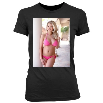 Holly Madison Women's Junior Cut Crewneck T-Shirt