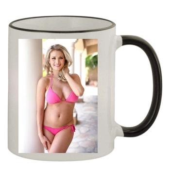 Holly Madison 11oz Colored Rim & Handle Mug