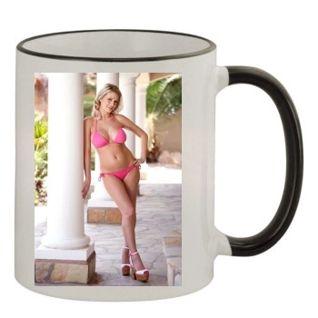 Holly Madison 11oz Colored Rim & Handle Mug