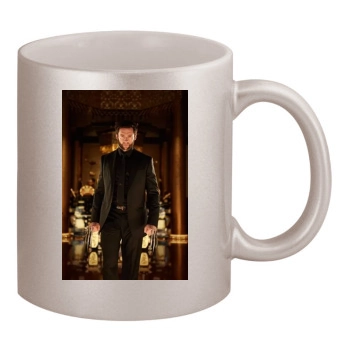 Hugh Jackman 11oz Metallic Silver Mug