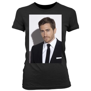 Jake Gyllenhaal Women's Junior Cut Crewneck T-Shirt