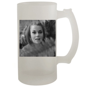 Jane Fonda 16oz Frosted Beer Stein