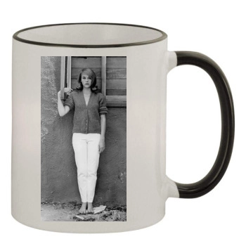 Jane Fonda 11oz Colored Rim & Handle Mug