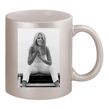 Jane Fonda 11oz Metallic Silver Mug