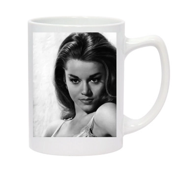 Jane Fonda 14oz White Statesman Mug