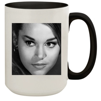 Jane Fonda 15oz Colored Inner & Handle Mug