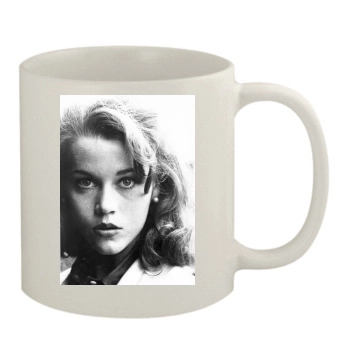 Jane Fonda 11oz White Mug