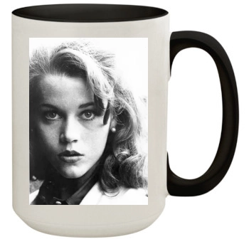 Jane Fonda 15oz Colored Inner & Handle Mug