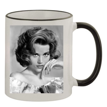 Jane Fonda 11oz Colored Rim & Handle Mug