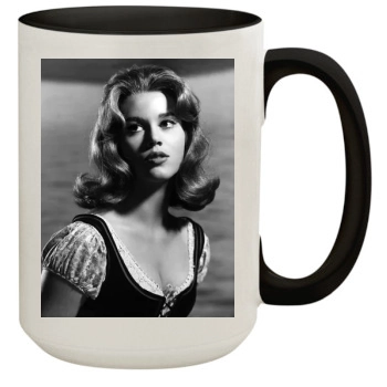 Jane Fonda 15oz Colored Inner & Handle Mug