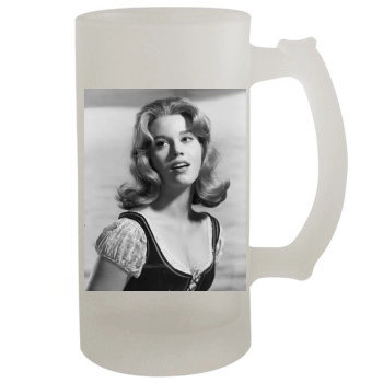 Jane Fonda 16oz Frosted Beer Stein