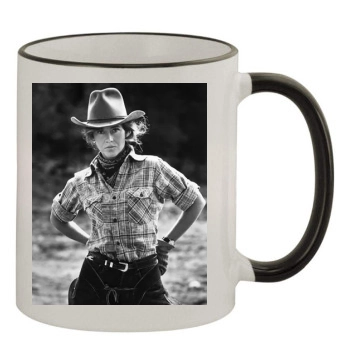 Jane Fonda 11oz Colored Rim & Handle Mug