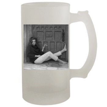 Jane Fonda 16oz Frosted Beer Stein