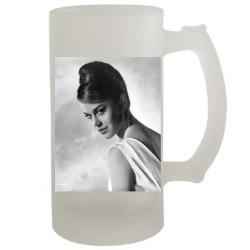 Jane Fonda 16oz Frosted Beer Stein