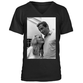 Jane Fonda Men's V-Neck T-Shirt