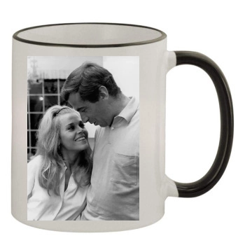 Jane Fonda 11oz Colored Rim & Handle Mug