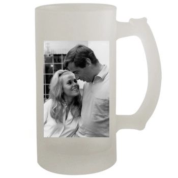 Jane Fonda 16oz Frosted Beer Stein