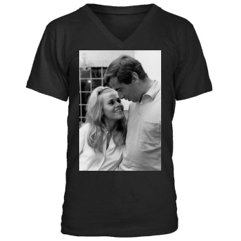 Jane Fonda Men's V-Neck T-Shirt