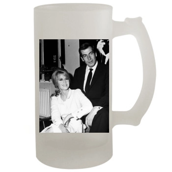 Jane Fonda 16oz Frosted Beer Stein