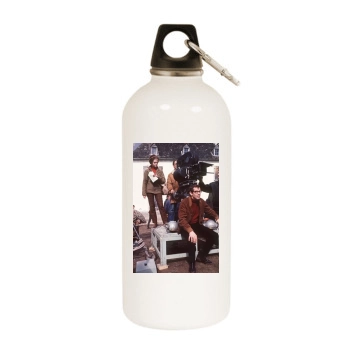 Jane Fonda White Water Bottle With Carabiner