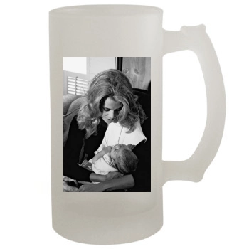 Jane Fonda 16oz Frosted Beer Stein