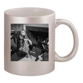 Jane Fonda 11oz Metallic Silver Mug