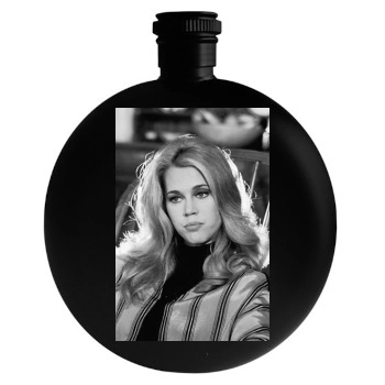 Jane Fonda Round Flask