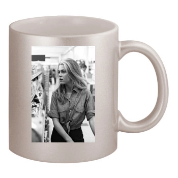 Jane Fonda 11oz Metallic Silver Mug