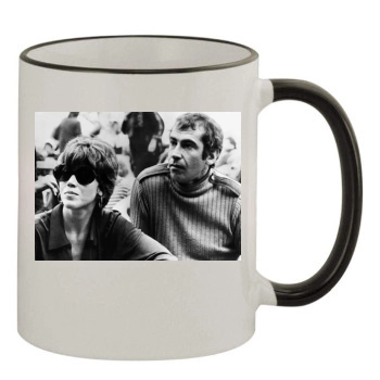 Jane Fonda 11oz Colored Rim & Handle Mug