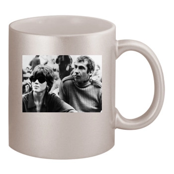 Jane Fonda 11oz Metallic Silver Mug