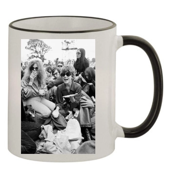 Jane Fonda 11oz Colored Rim & Handle Mug