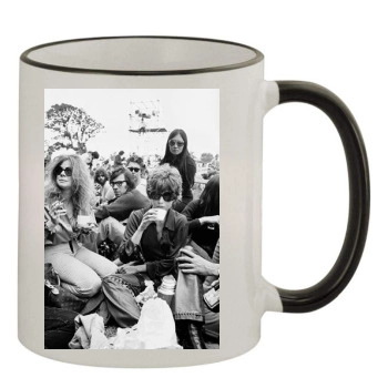 Jane Fonda 11oz Colored Rim & Handle Mug