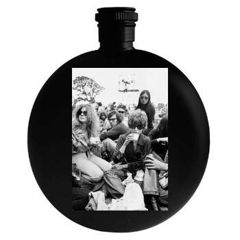 Jane Fonda Round Flask