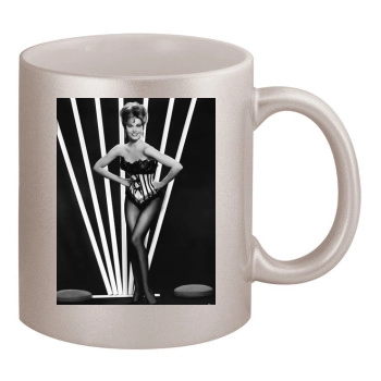 Jane Fonda 11oz Metallic Silver Mug