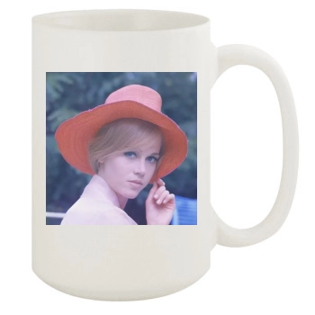 Jane Fonda 15oz White Mug