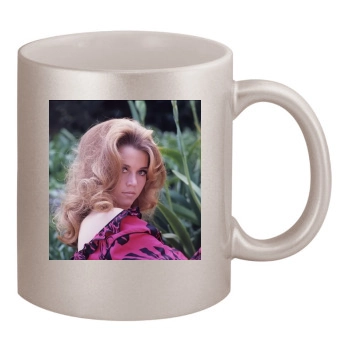 Jane Fonda 11oz Metallic Silver Mug