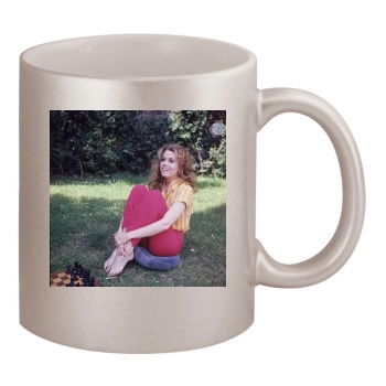 Jane Fonda 11oz Metallic Silver Mug