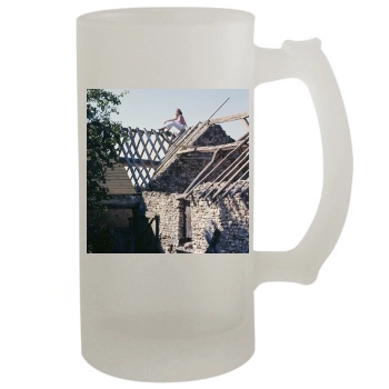 Jane Fonda 16oz Frosted Beer Stein