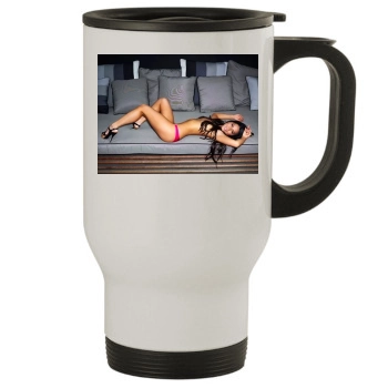 Olivia Munn Stainless Steel Travel Mug