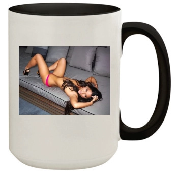 Olivia Munn 15oz Colored Inner & Handle Mug