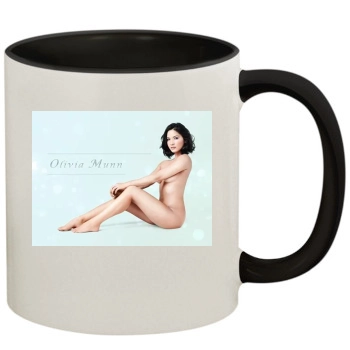 Olivia Munn 11oz Colored Inner & Handle Mug